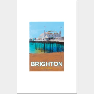 Brighton Seaside Town East Sussex Posters and Art